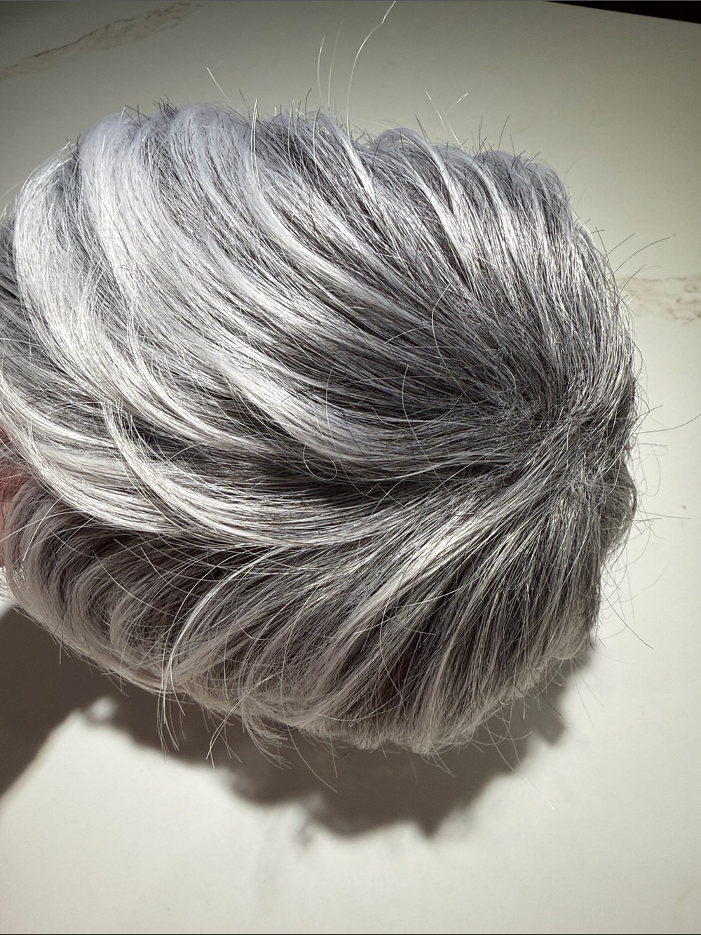 HAIR Pixie Cut with Bangs Free Part Silver/Gray/White - Picture 14 of 14